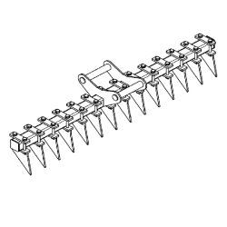 Rive AT1200TL130 med S30/150 skifte - udskiftelige t�nder