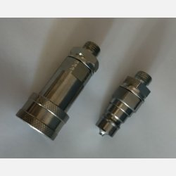 3/8" Hydrauliske hurtigkoblinger til tilbehr - kit med han og hun kobling