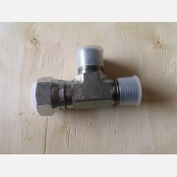 G1/2" Tee med een omlber