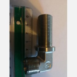 Vinkel skot gennemfring M18x1.5/M18x1.5