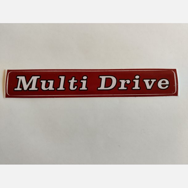 Multi Drive decal til MF