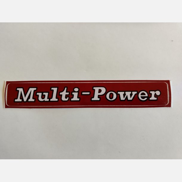 Multi-Power decal til MF