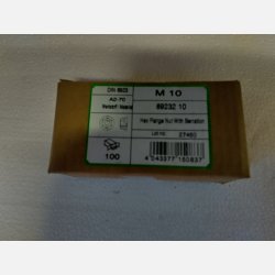 Flangemtrik M10 A2 DIN 6923 Rustfri