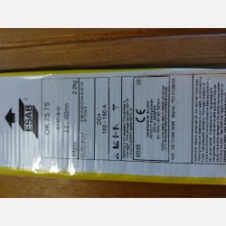 Svejseelektroder ESAB OK75.75 3.2x450 44 stk 2.2 kg