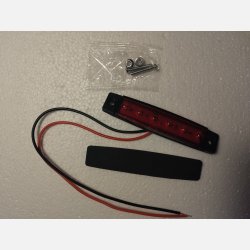 LED sidemarkering rdt lys