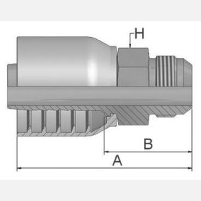 Parker 10348 slange 1/2