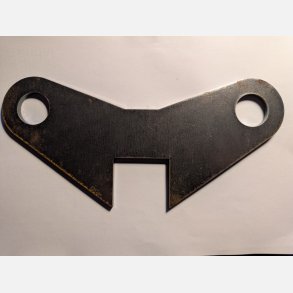 6mm Stlplade til S30/150 skifte med hak til 50x50 rr