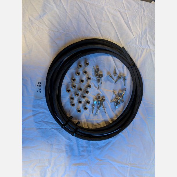 Hydraulikslange kit 1/4" Metrisk M14x1.5 EN853 10m