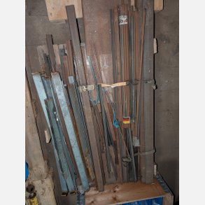 St�l profiler, plade mv, oprydning, afhentning