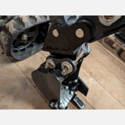 Minigraver EUROTECH 007 - pakke med 3 skovle og hurtigskifte