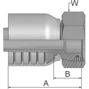 Indstik Parker one piece lige omlber M18x1,5 - 3/8 slange
