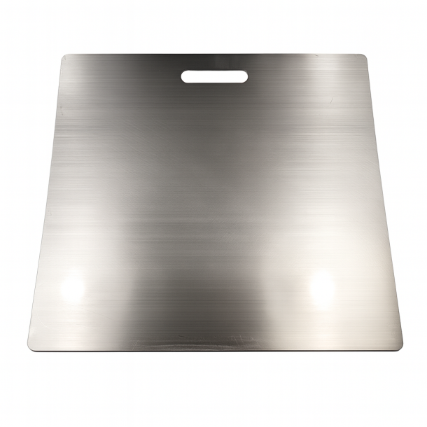 Bagestl rustfri 370mm x 330mm 2 sort.