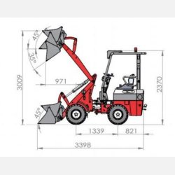 El-minilsser WOLF 1750 Minilsser 700 kg lfteevne