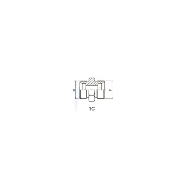 Brystnippel M14x 1.5/M14x1.5