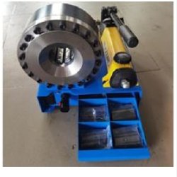 Semi-professionel hydraulikslange presse til 1/4"-1/2" slanger brugt 